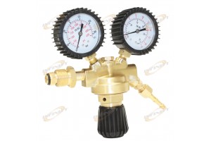 DUAL WELDING GAS CYLINDER BRASS REGULATOR GAUGES TIG MIG CO2 ARGON MIX GAUGE